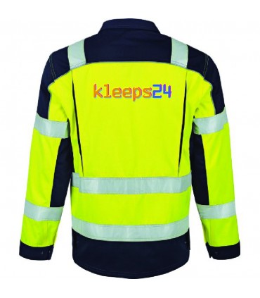 Рабочая куртка с логотипом VIZWELL Hi-Vis