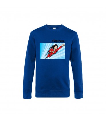 Худи с изображением "СУПЕР МАМА"