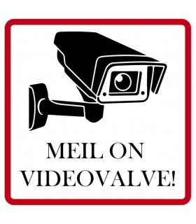  "We have video surveillance" sign