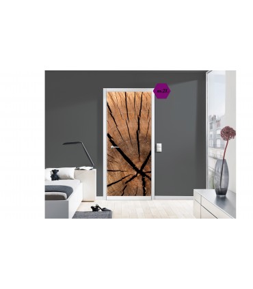 Наклейка на дверь на гладкую поверхность