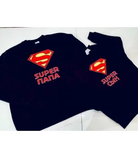 Set of father's and child's shirts / 2 pcs