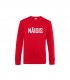  Red home shirt with white lettering