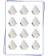 Erikujulised kleebised firma logoga