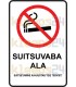 "Suitsuvaba ala" hoiatav silt