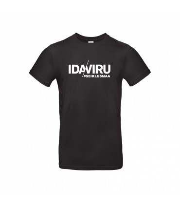 Miesten puuvillainen T-paita "IDA-VIRU SEIKLUSMAA"