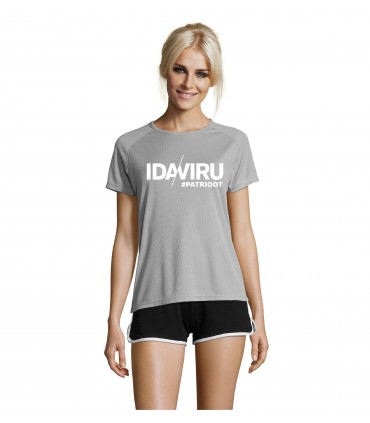 Sporty T-shirt for women "Ida-Viru PATRIOT"