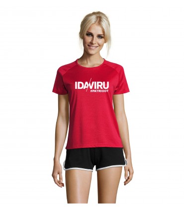  Sporty T-shirt for women "Ida-Viru PATRIOT"