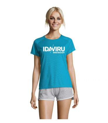 Urheilullinen T-paita naisille "Ida-Viru PATRIOTTI"