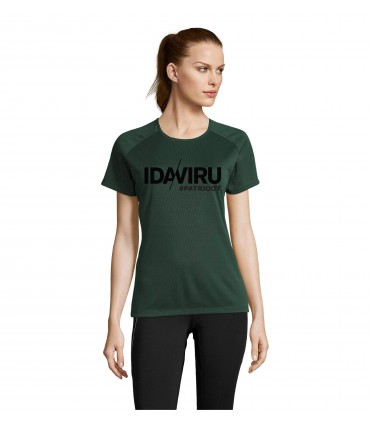 Sporty T-shirt for women "Ida-Viru PATRIOT"