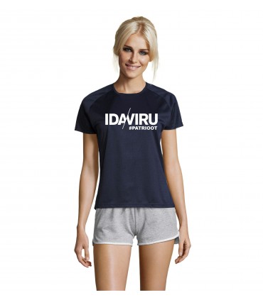 Sporty T-shirt for women "Ida-Viru PATRIOT"