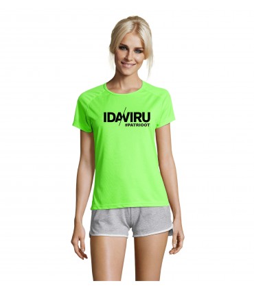 Sporty T-shirt for women "Ida-Viru PATRIOT"