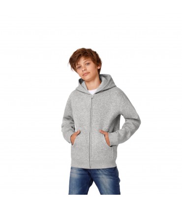 B&C Hooded Full Zip Kids