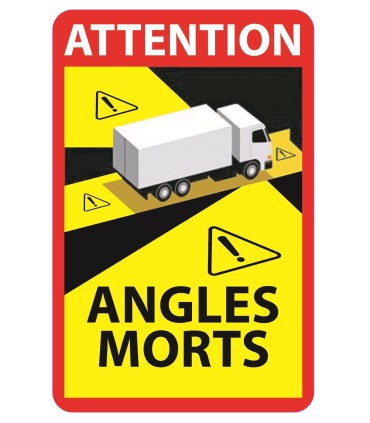 ANGLES MORTS Sticker for  vehicle