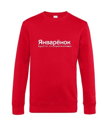 Sweatshort with print "Январенок"