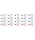 Set of name stickers, 15 pcs., with contact phone