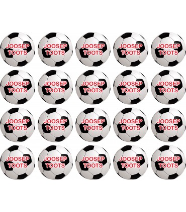 Nimekleebiste komplekt, 20 tk "Jalgpall"