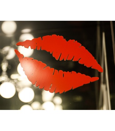  Lips decorative sticker