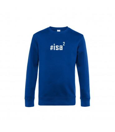 Классический худи с светящимися в темноте надписями "Isa²"